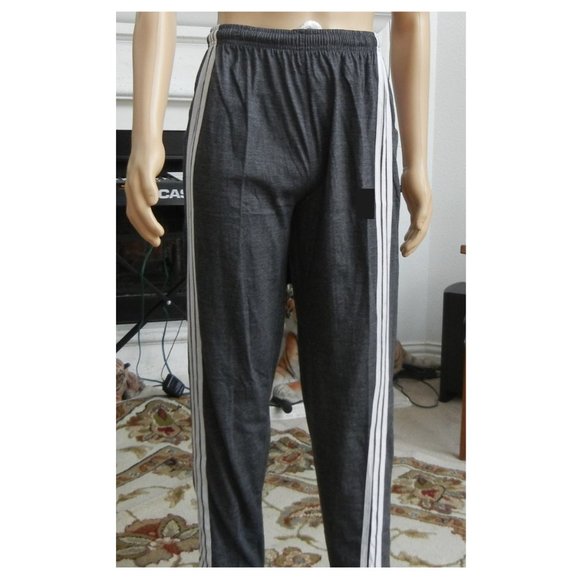 Men's Joggers - Charcoal Gray - Casual Pants / Joggers for Men - Picture 2 of 4